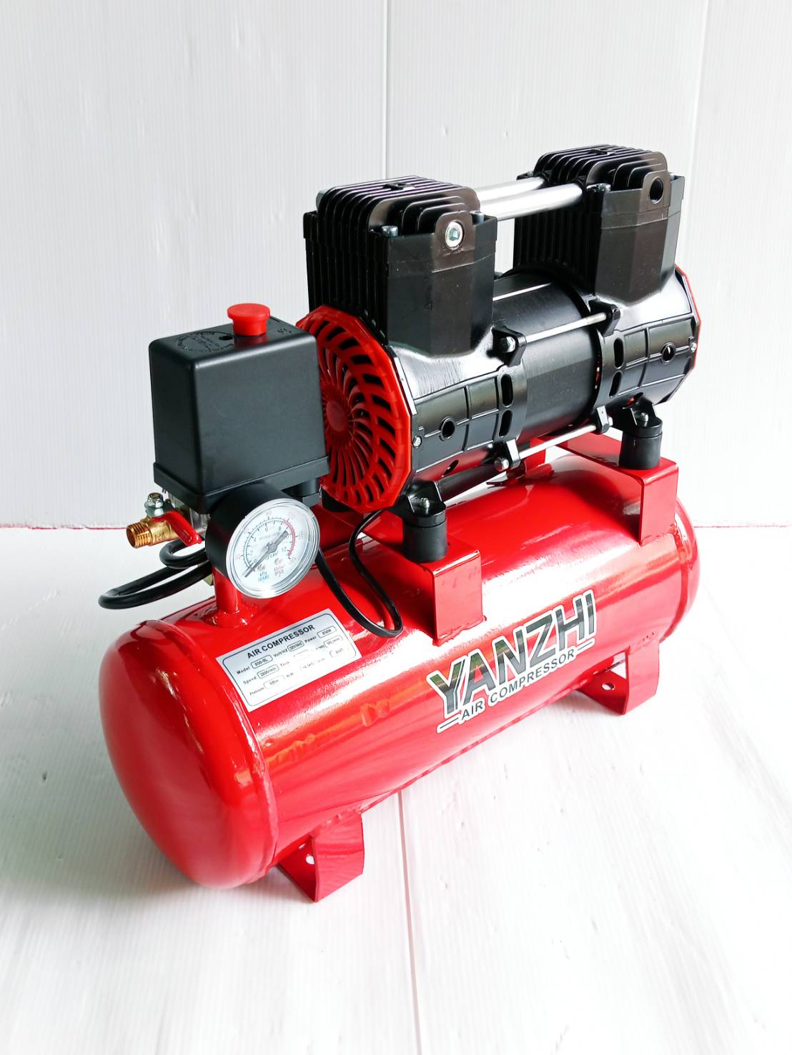 YANZHI ปั๊มลมออยล์ฟรี 9 ลิตร AC-030-002
