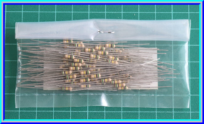 10x ตัวต้านทาน 500 Kohm 1/4 Watt 5% Cabon