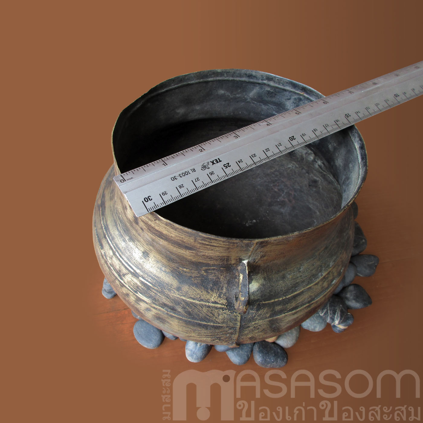 หม้อทองเหลืองโบราณ1