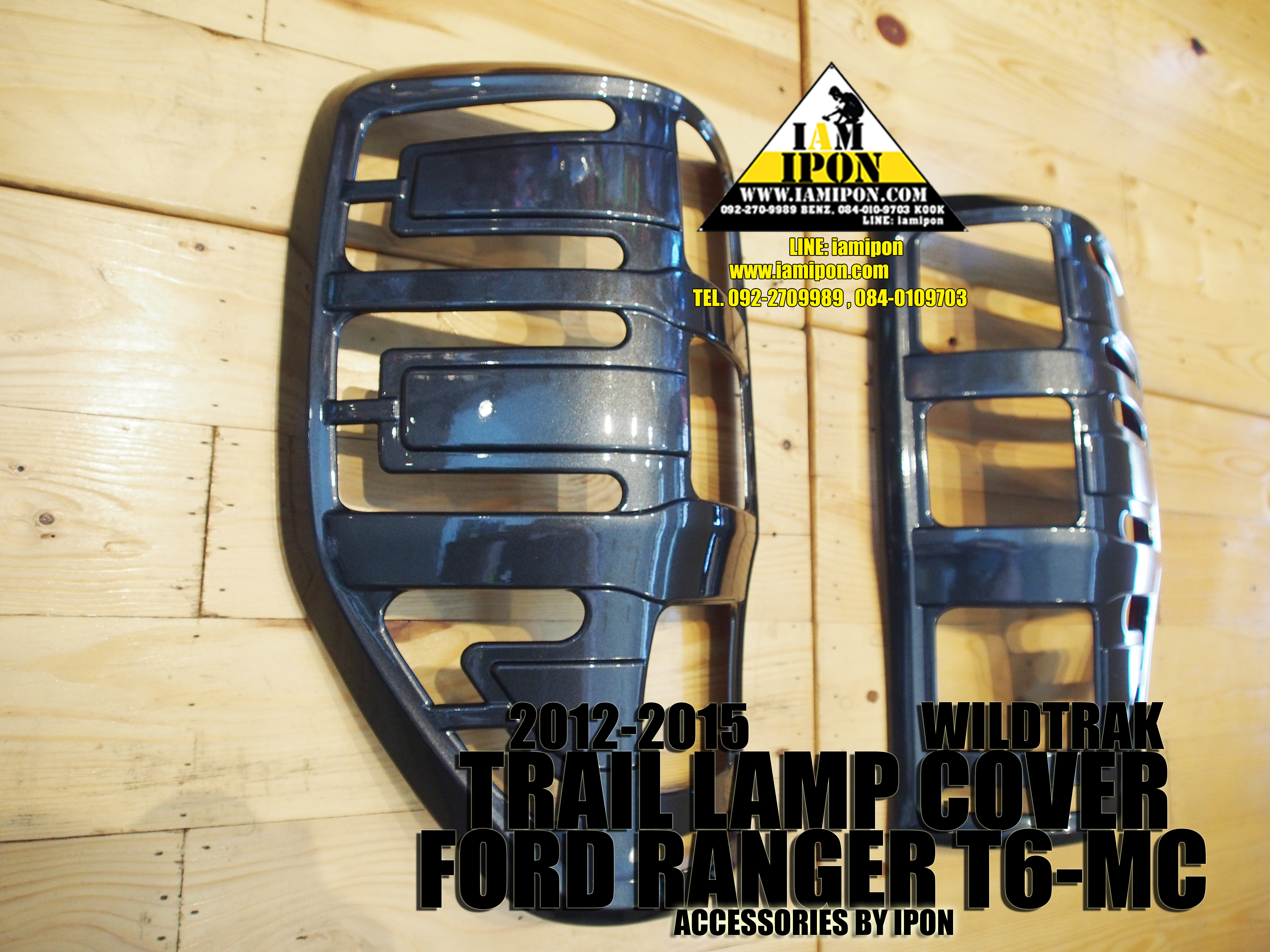 TAIL LAMP COVER FORD RANGER T6 WILDTRAK ครอบไฟท้ายสีไวล์ดแทรคฟอร์ดเรนเจอร์ T6
