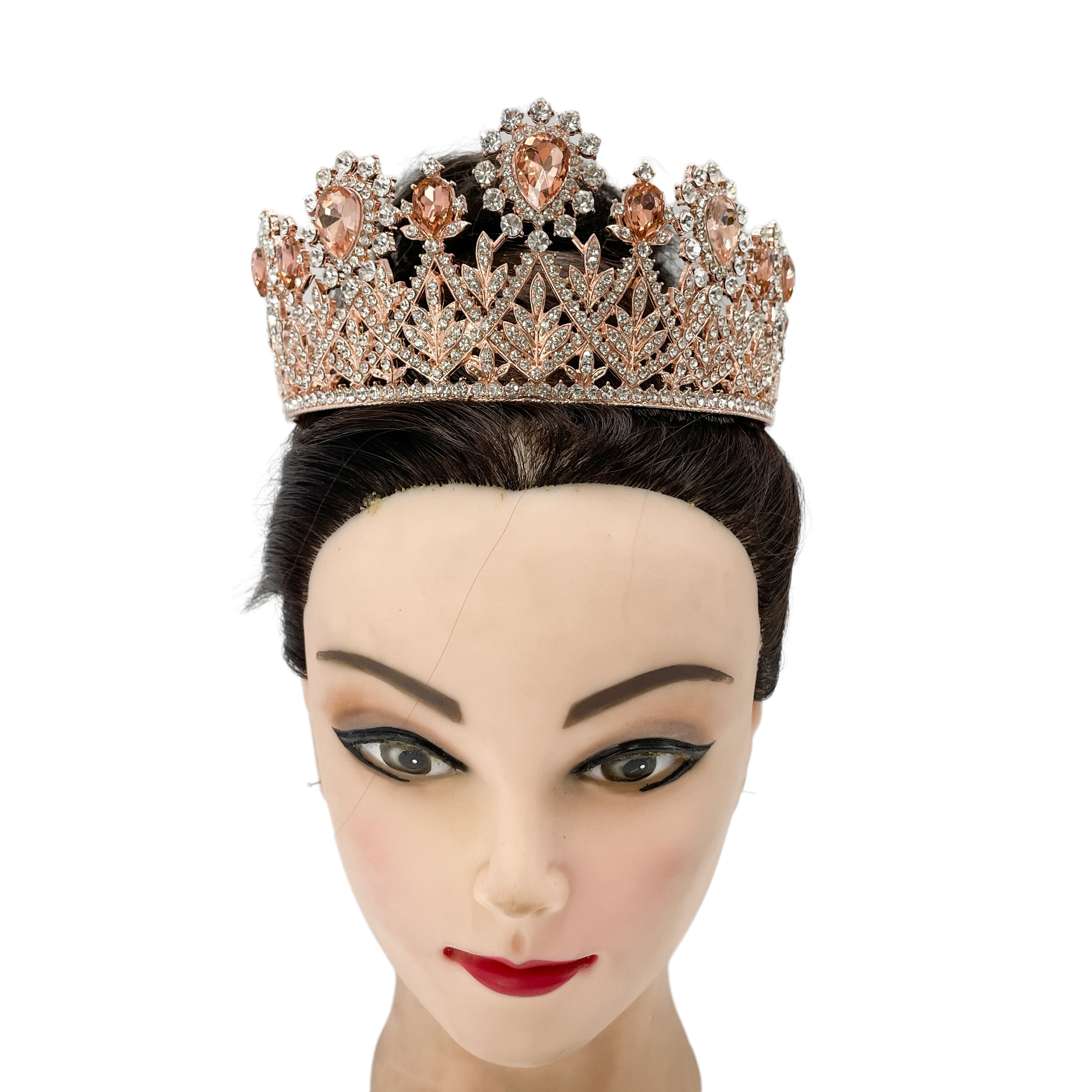 (พร้อมส่ง) เทียร่า 355 สีโรสโกลด์ งานสวย ปราณีต QCเพชรทุกเม็ด สินค้าพร้อมส่งจากไทย