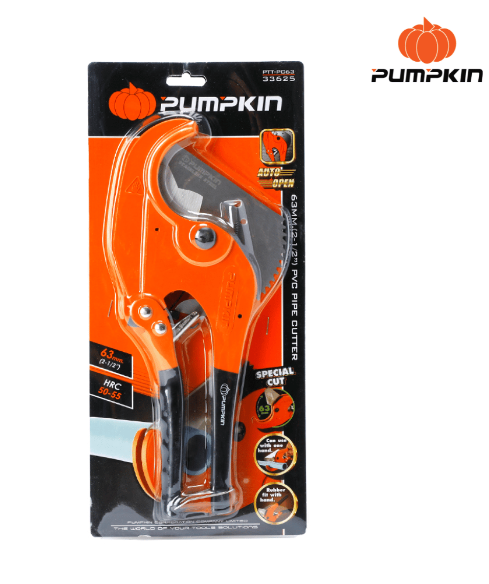 กรรไกรตัดท่อ PVC PTT-PC63 PUMPKIN