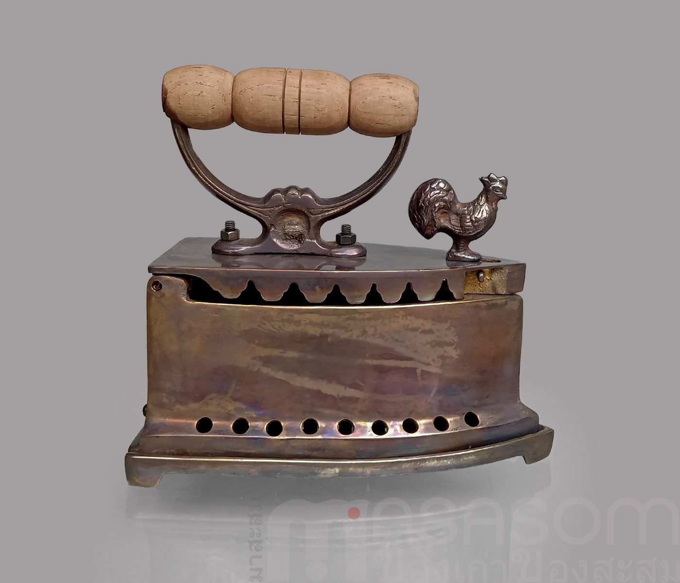 เตารีดทองเหลืองหัวไก่ 9 นิ้ว