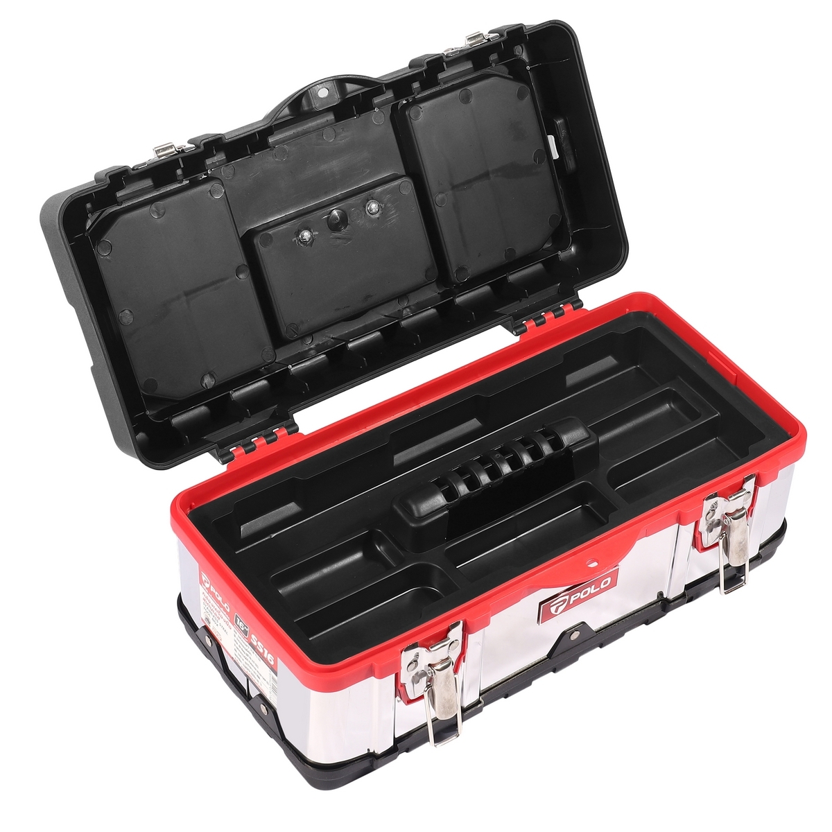 POLO กล่องเครื่องมือสเตนเลส 16 นิ้ว รุ่น SS16