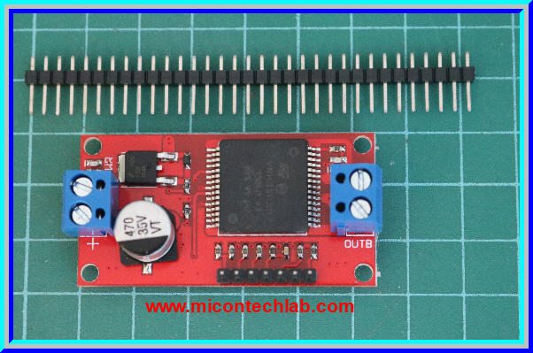 1x บอร์ดขับมอเตอร์ VNH2SP30 H-Bridge DC Motor 30A