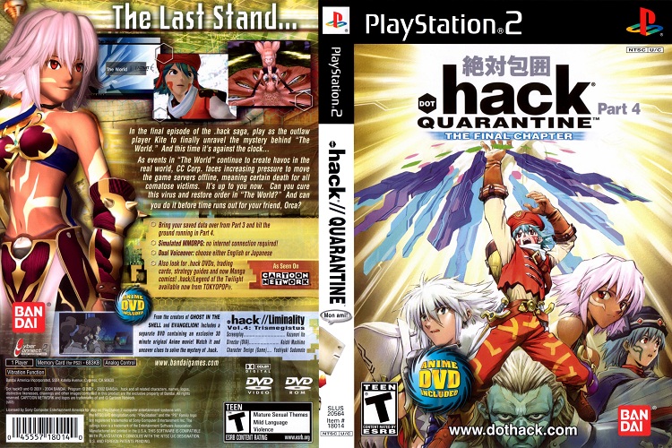 DOT HACK 4 [US : DVD5 1 Disc]