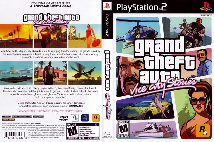 GRAND THEFT AUTO VICE CITY STORIES [US : DVD5 1 Disc]