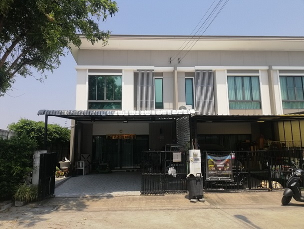 H1150 ขายทาวน์โฮม 2ชั้น 31.1 ตร.วา หลังมุมใน หมู่บ้านพฤกษา วิลล์64 สายไหม อยู่ก่อนถึงซอยสายไหม74 โครงการติดถนนสายไหม ต่อเติมแล้ว