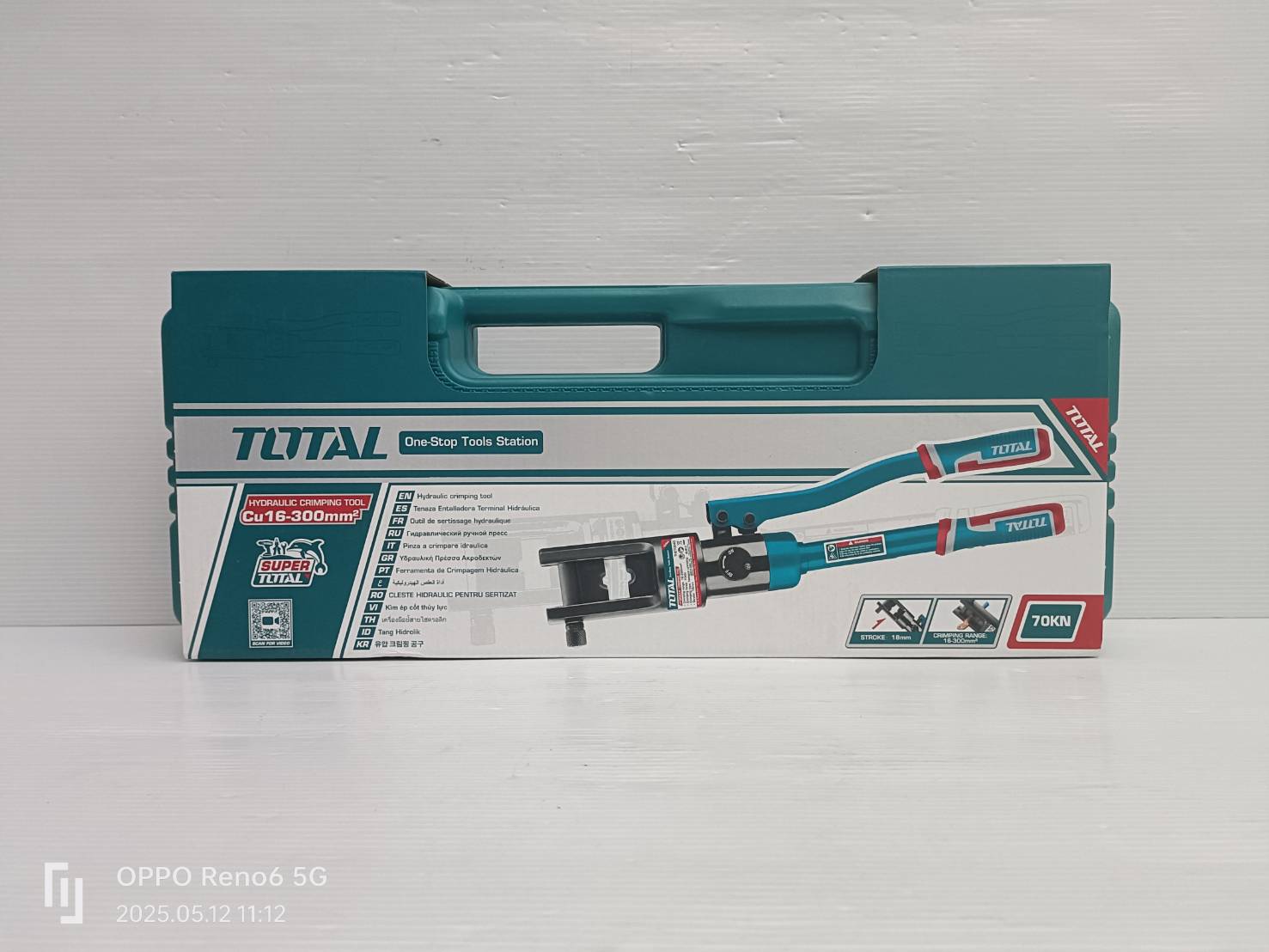 คีมย้ำหางปลาไฮดรอลิค 16-240mm² THCT0240 TOTAL