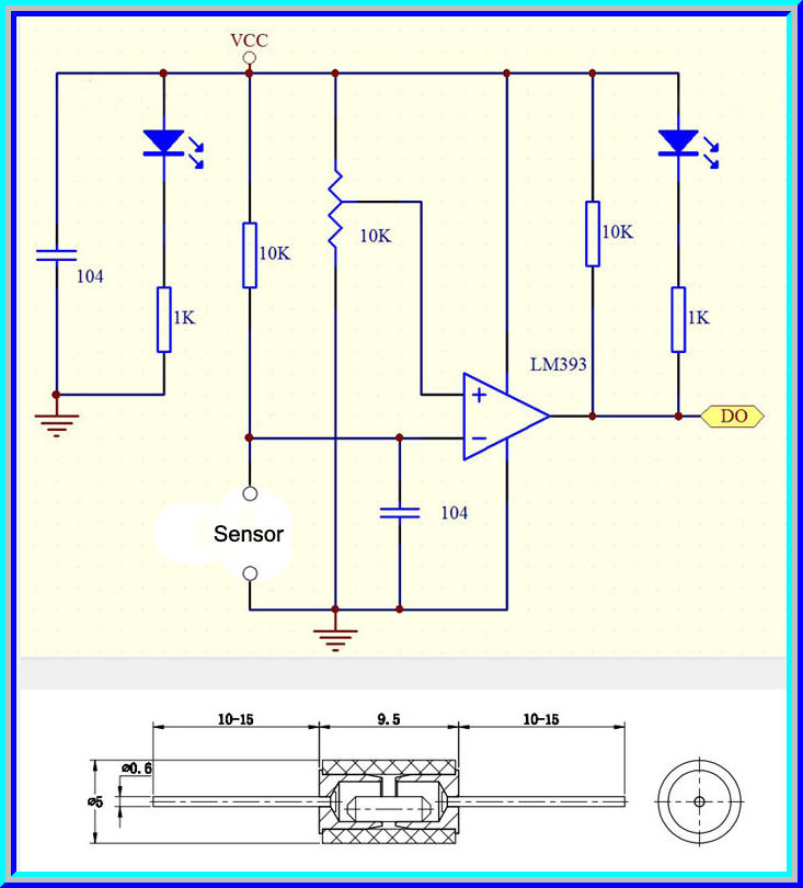 1x เซ็นเซอร์ตรวจจับการสั่นสะเทือน SW-420 (Vibration Sensor)