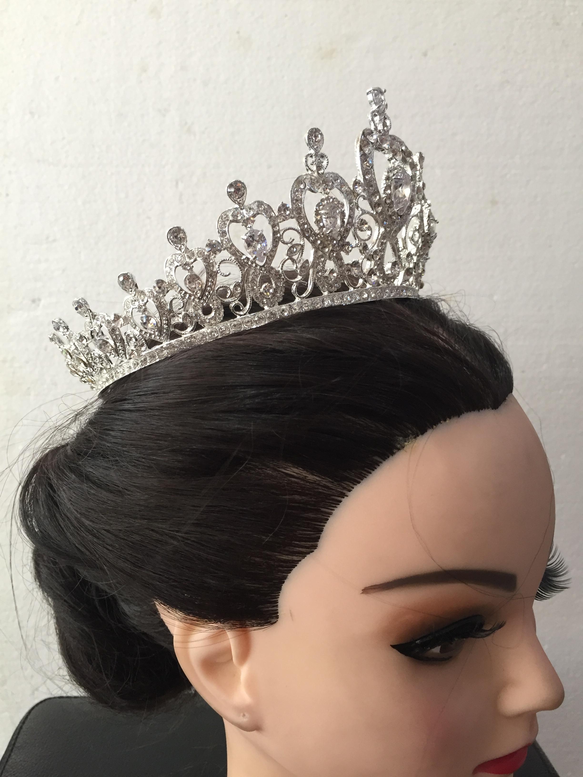 (พร้อมส่ง) มงกุฎ 038 สีเงิน