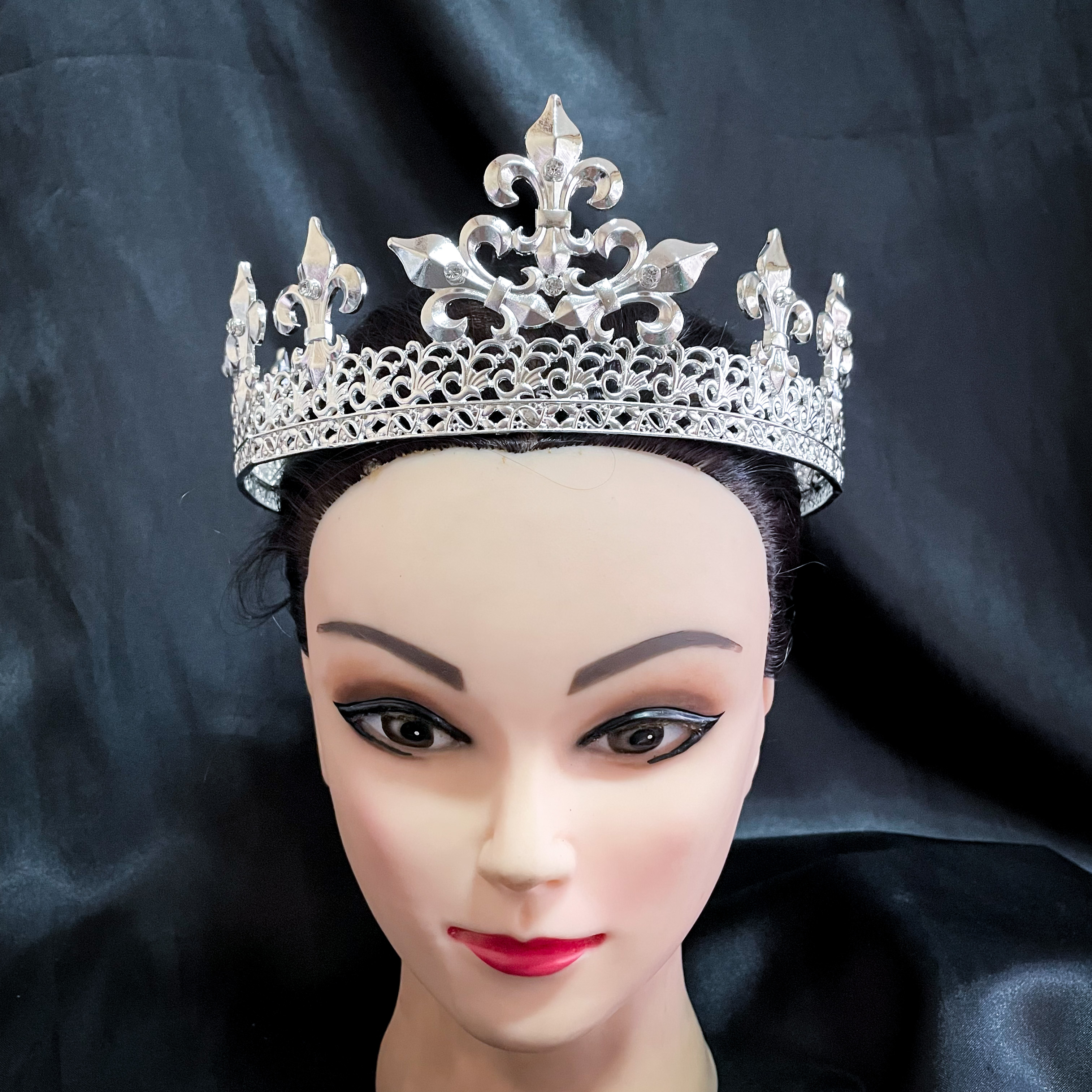 (พร้อมส่ง) มงกุฏผู้ชาย 086 สีเงิน เจ้าชาย พระราชา การประกวด สินค้าพร้อมส่ง ไม่ต้องรอนาน งานพรีเมี่ยม ส่งด่วนจาก จ.อุบลราชธานี