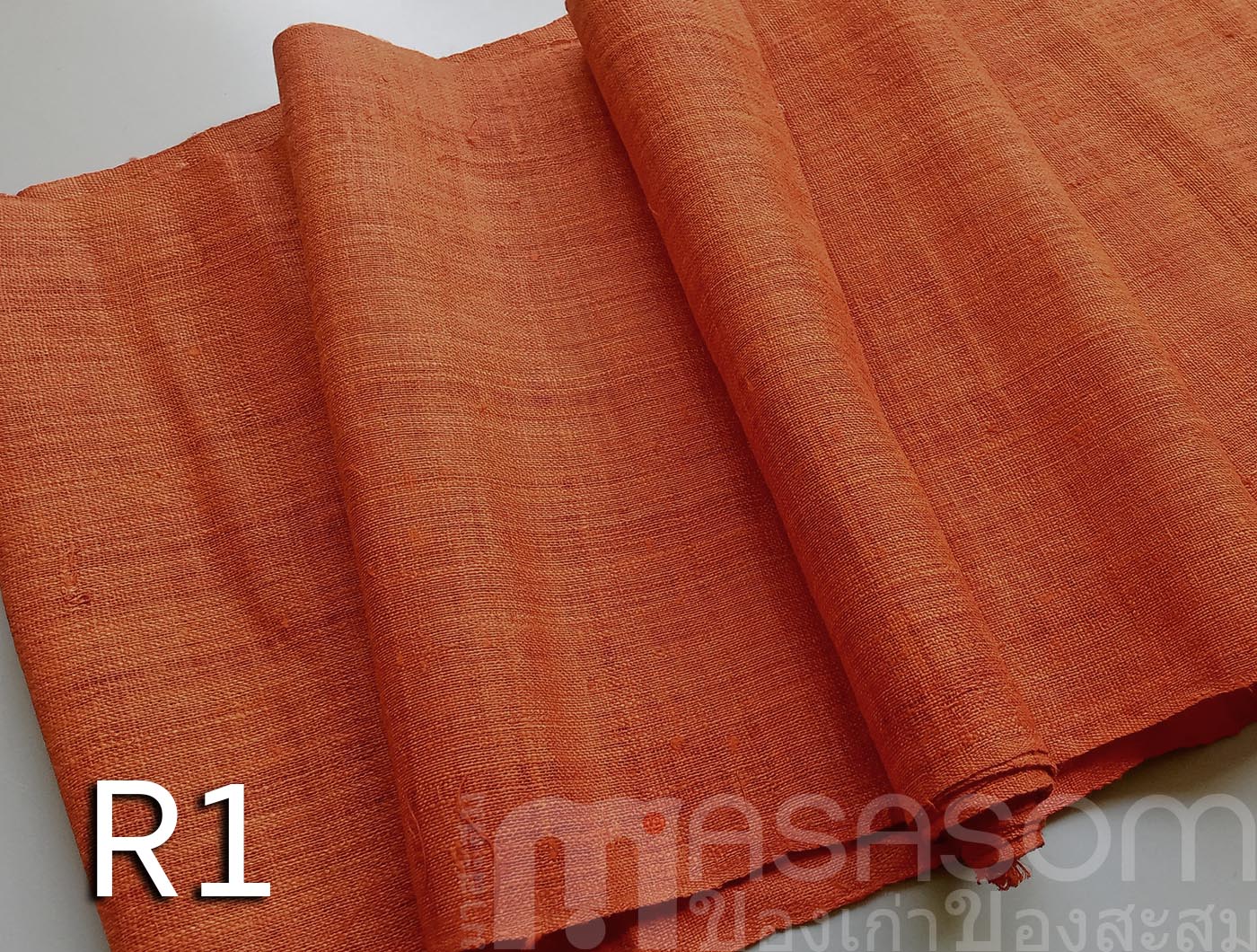 ผ้าใยกัญชงทอมือย้อมสี