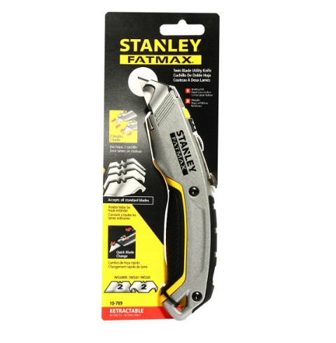 มีดอเนกประสงค์ 2ใบมีด STANLEY #10-789