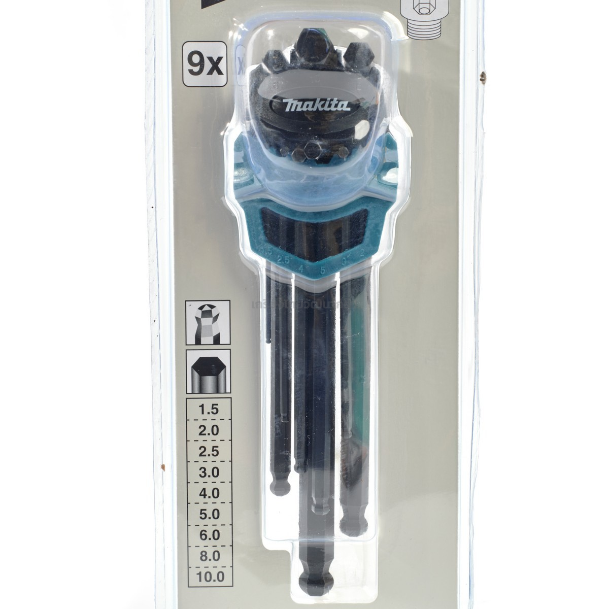 MAKITA ชุดประแจหกเหลี่ยมยาว 1.5-10 MM รุ่น B-65894