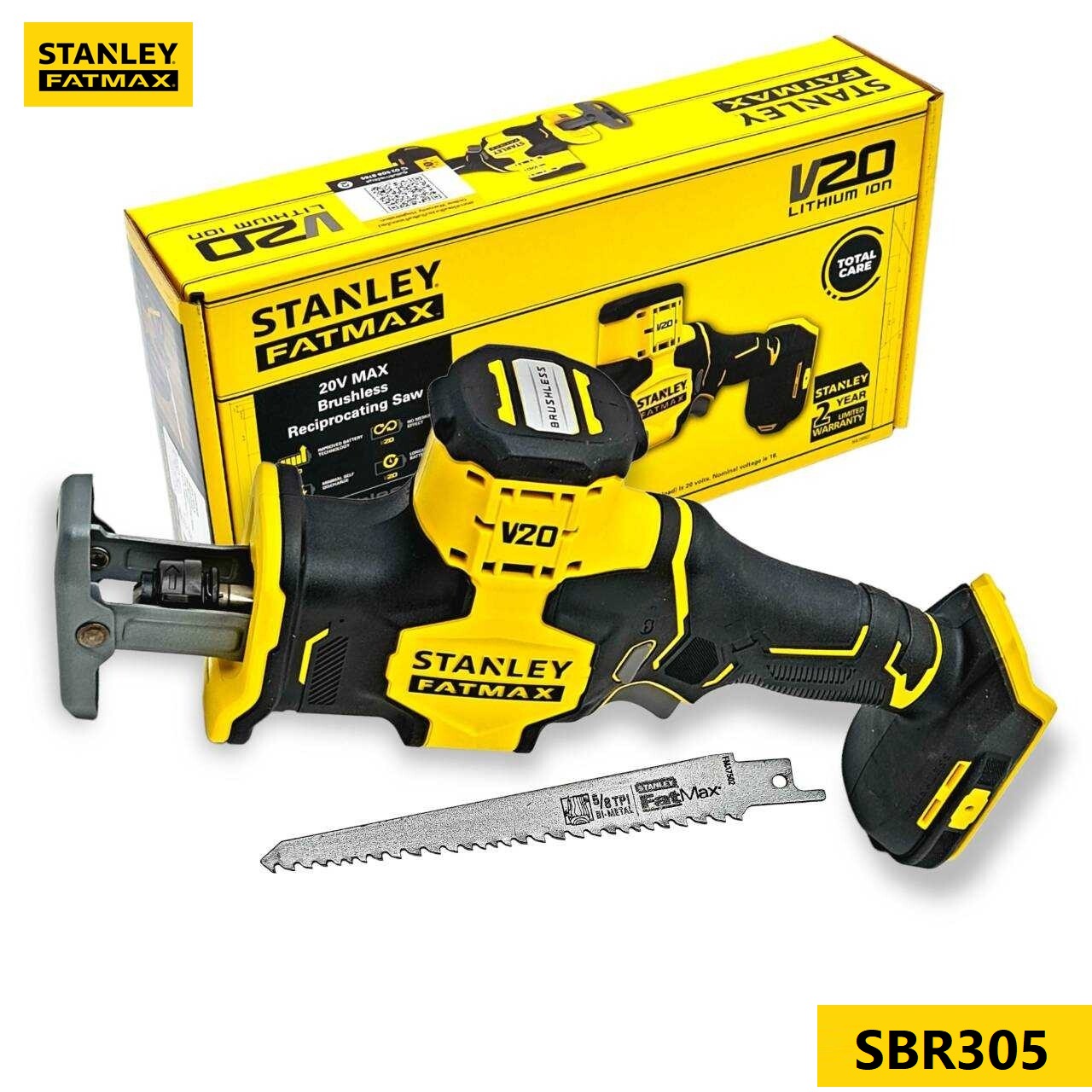 เซเบอร์ไร้สาย 20V รุ่น SBR305 STANLEY