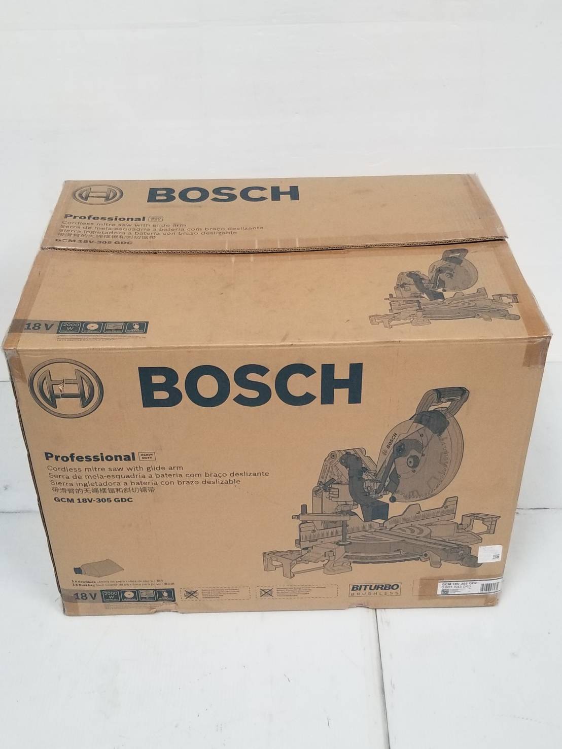 แท่นตัดองศา12" GCM18V-305GDC BOSCH SOLO