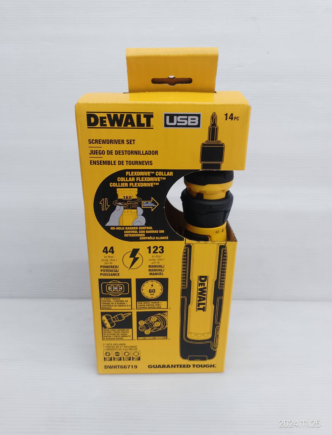 ไขควงไฟฟ้า4V FLEXDRIVE DWHT66719 DEWALT