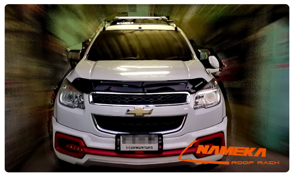 Chevrolet Trailblazer ตรงรุ่น Roof Rack NC-14 ชุดขาจับพร้อมควานขวาง แร็คหลังคา