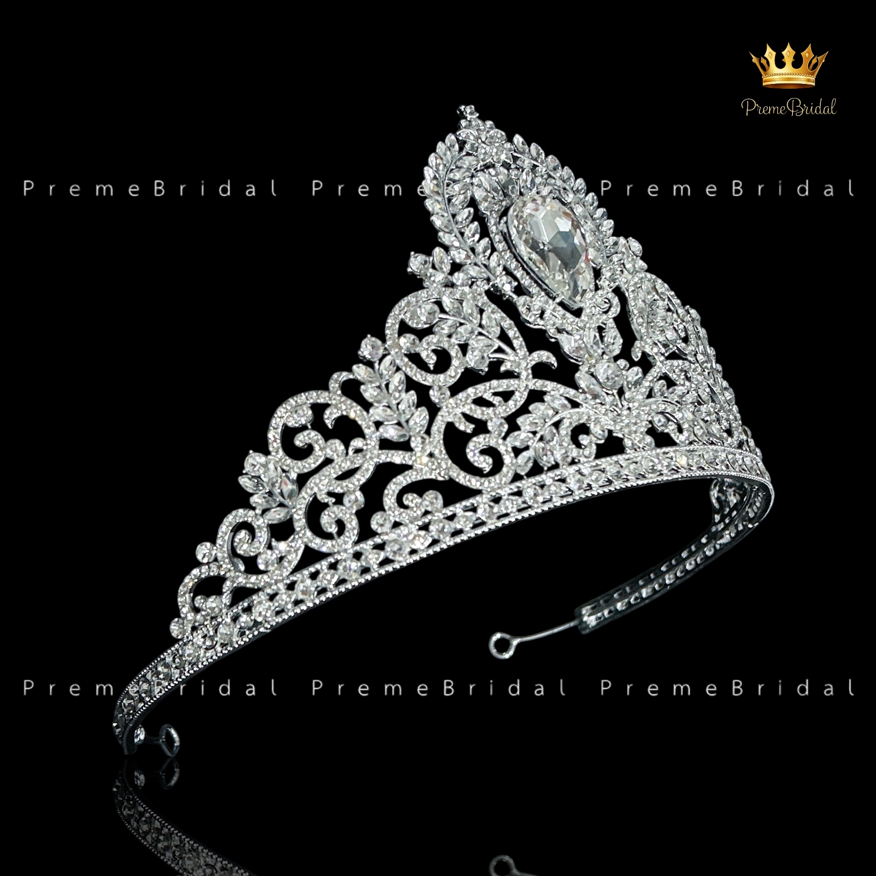 (พร้อมส่ง) เทียร่า 225 สีเงิน 👑 มงกุฎนางงามสุดหรู ปราณีตทุกดีเทล | งานสวย พร้อมส่งด่วนจากไทย