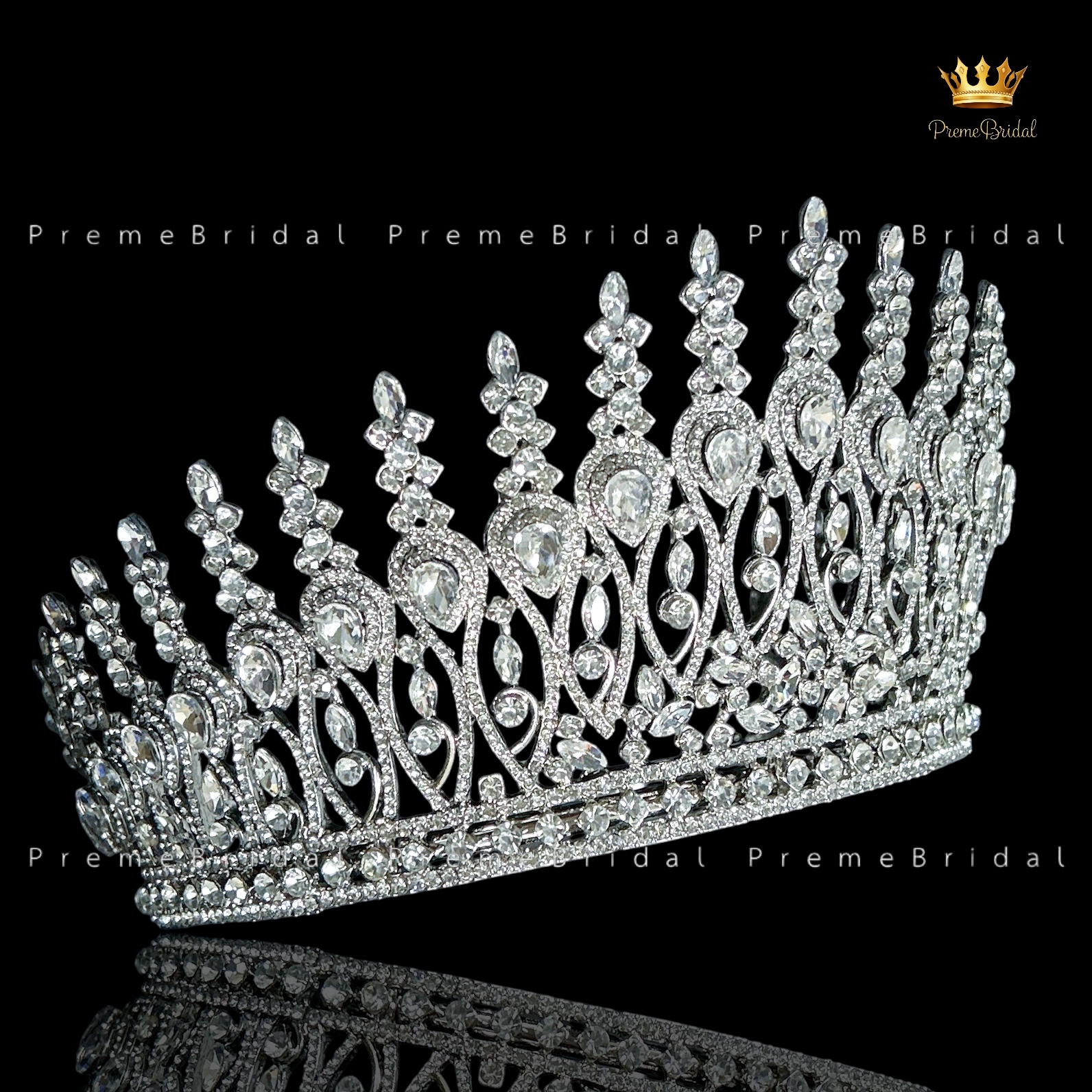 (พร้อมส่งจากไทย) มงกุฏ 135 ขนาดใหญ่ งานสวย ปรับขนาดได้ ส่งจาก จ.อุบลราชธานี