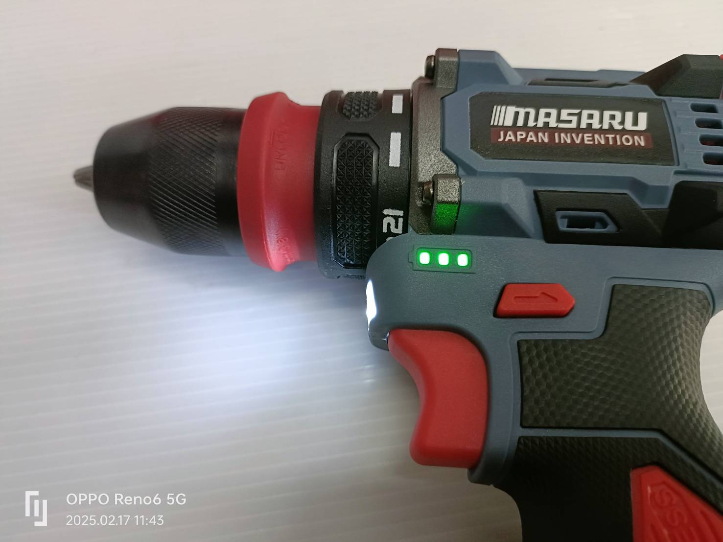 MASARU สว่านไร้สาย2 in 1 รุ่น MSR-CD204-B2 สว่านเปลื่ยนหัวได้