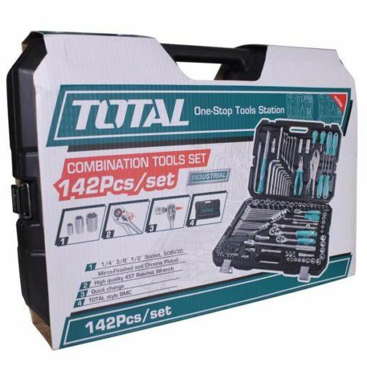 ชุดเครื่องมือ142ชิ้น รุ่น THKTHP21426 TOTAL