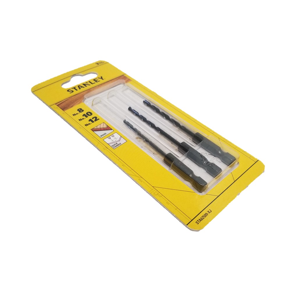 ดอกสว่านหกเหลี่ยม3ชิ้น 4/5/6มม. STA62509-XJ STANLEY