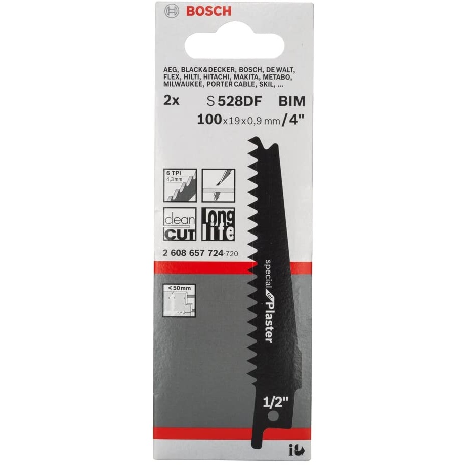 ใบเซเบอร์ S528DF BOSCH #2608657724