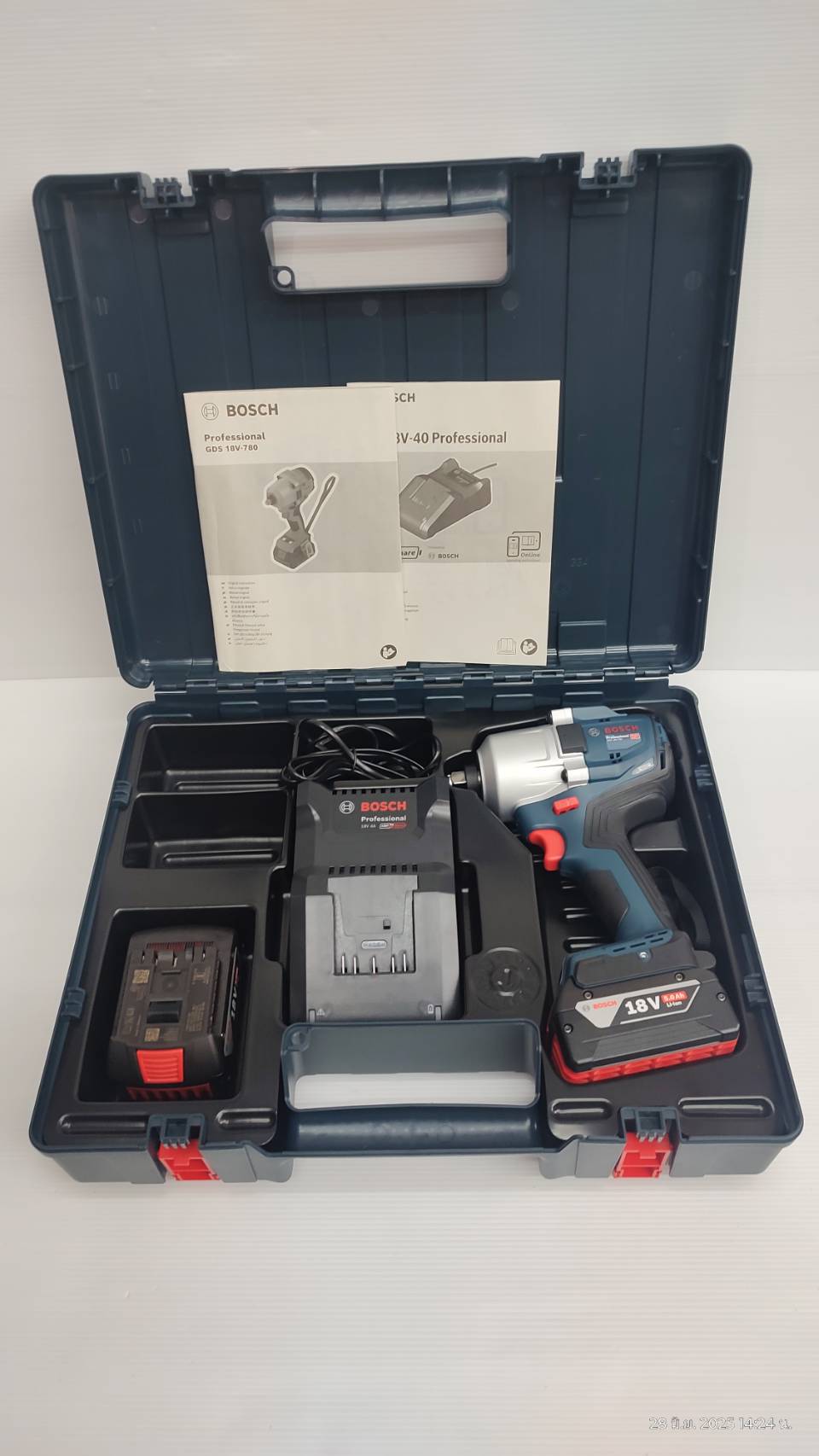 บล็อกแบต18V GDS18V-780 KIT BOSCH 06019P40K1