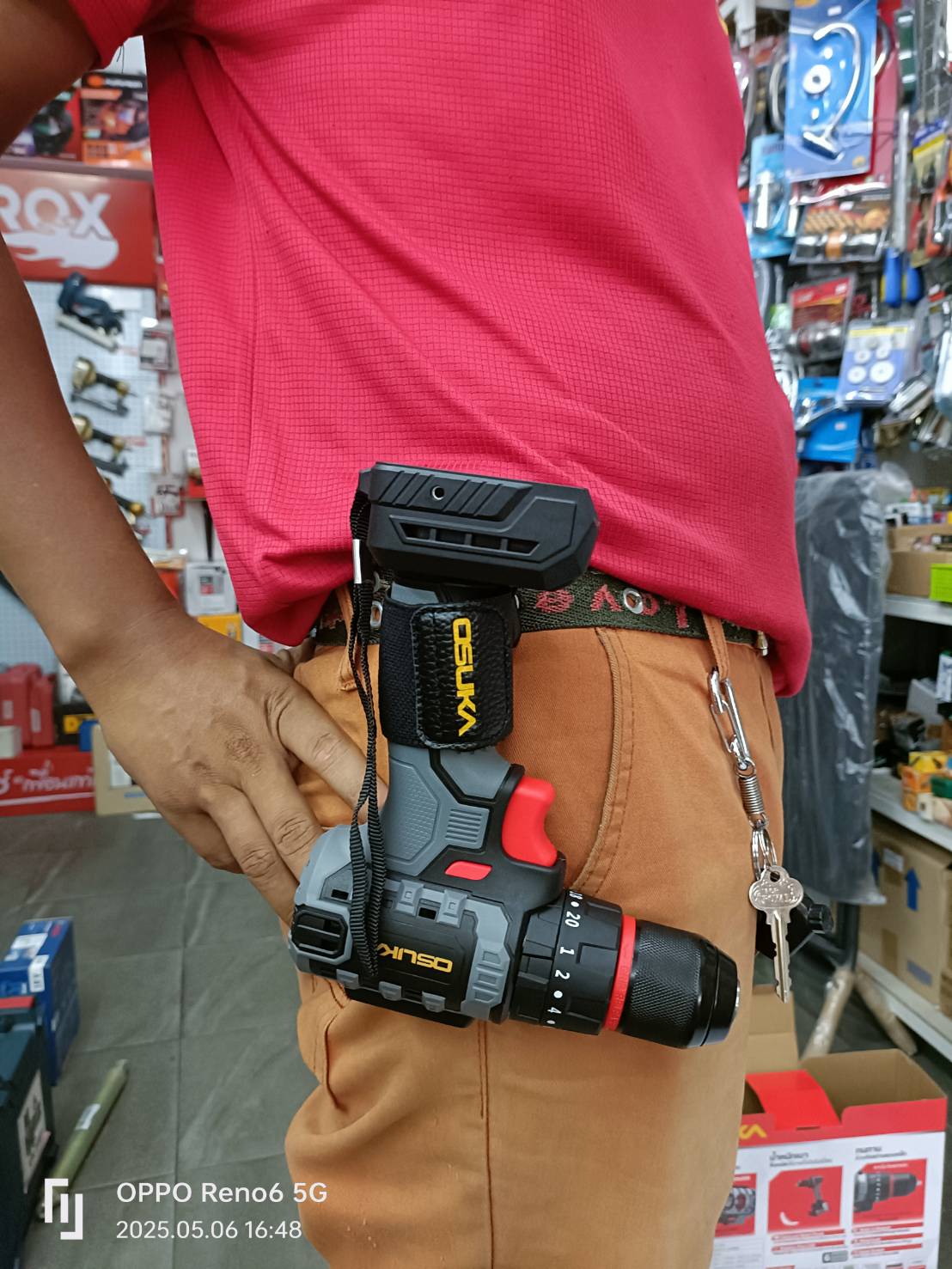 คลิปหนีบสว่านคาดเอว OSTB23401 OSUKA