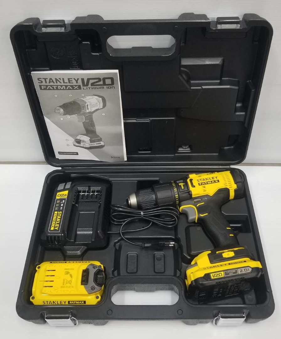 สว่านกระแทกไร้สาย SCD711D2KA-B1 STANLEY