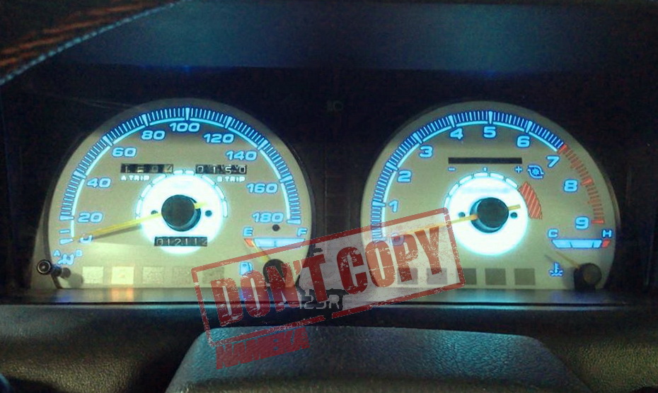 เรือนไมล์ขาว G-Shock Mitsubishi Galant VR-4 89-93