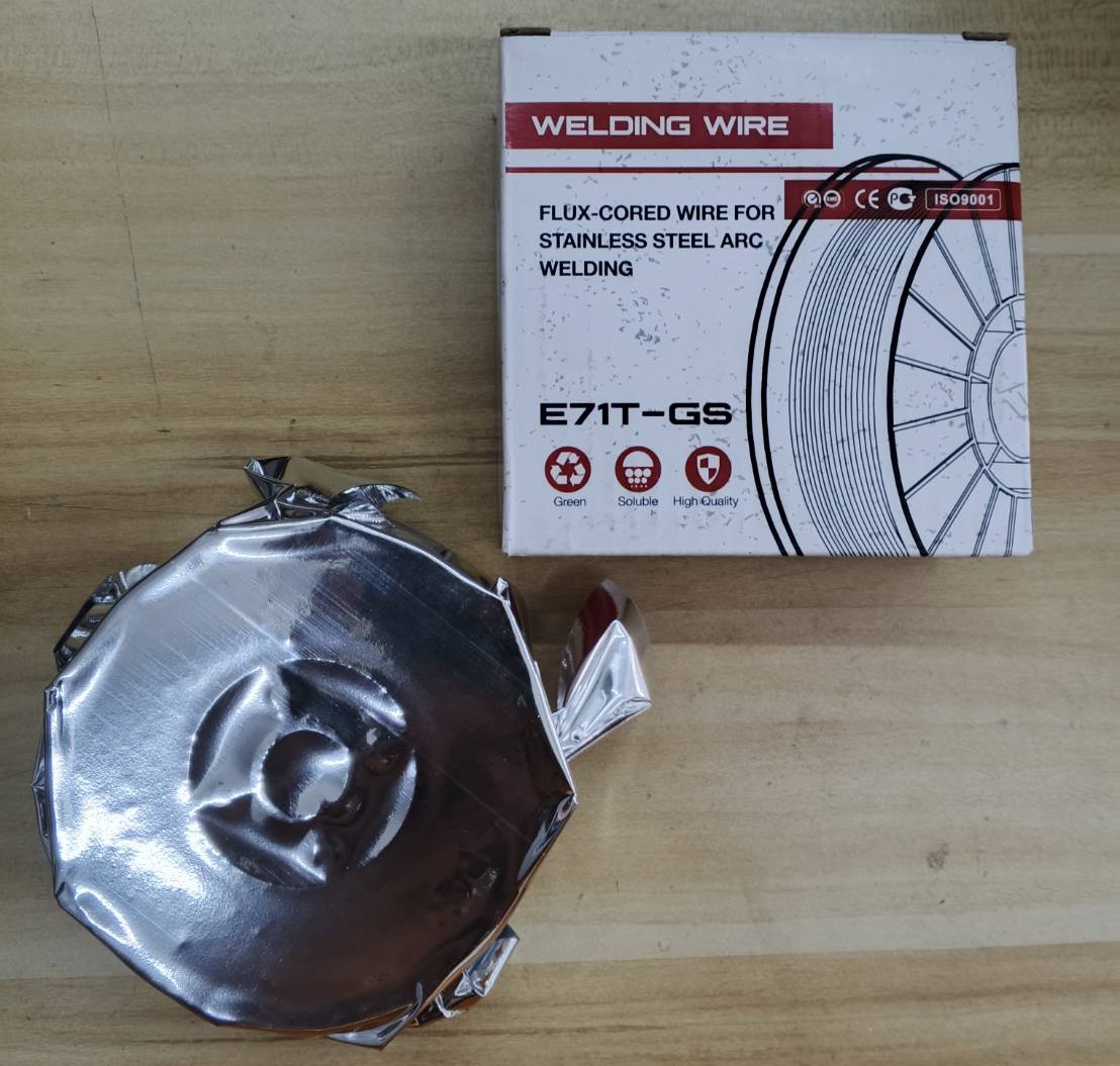 ลวดเชื่อมฟลักซ์คอร์ 0.8mm. 1Kg. E71T-GS EDON