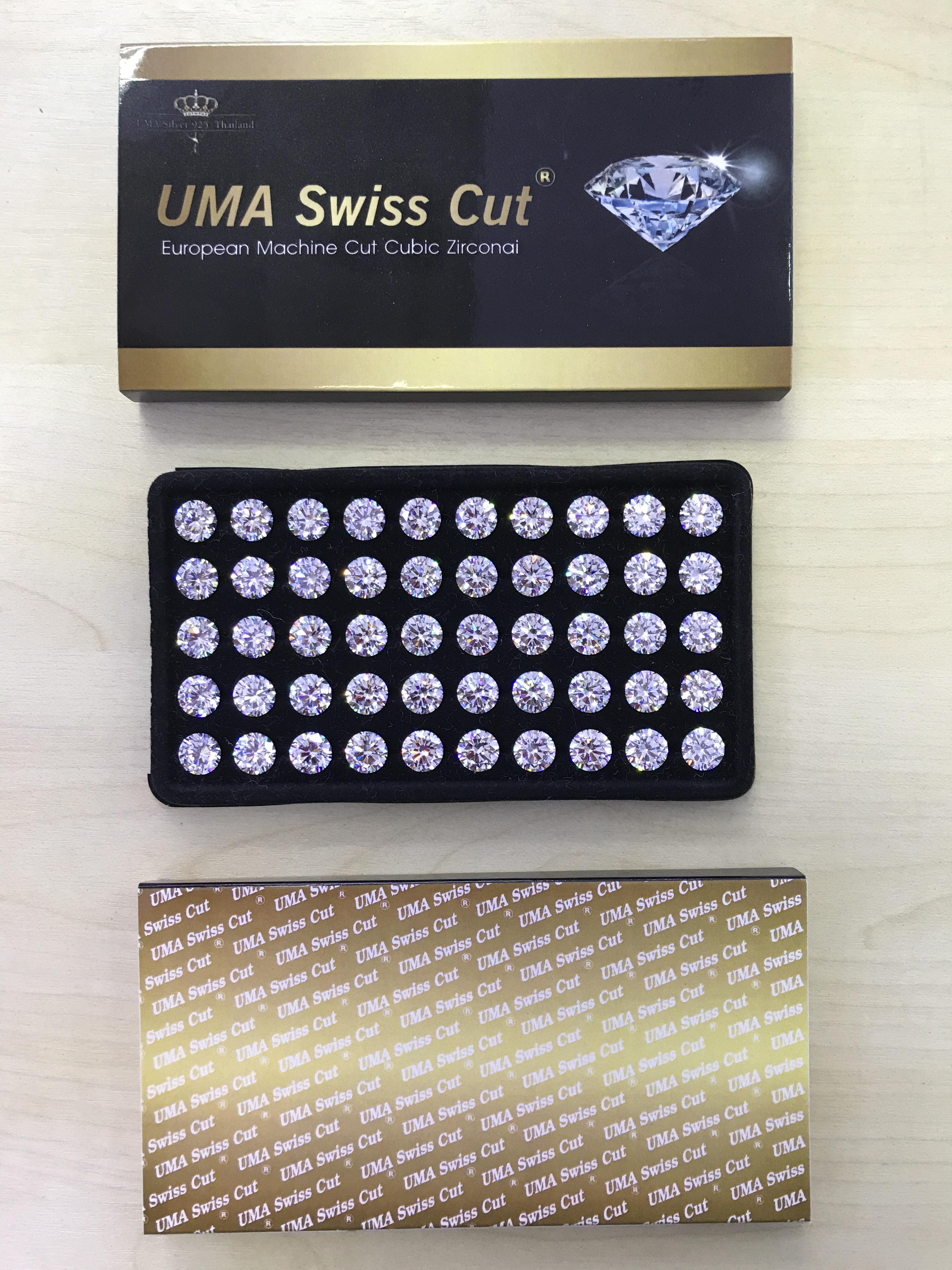 เพชรรัสเซีย เพชรCZ 9A - Size2.10mm - 1แพ็ค - 500เม็ด