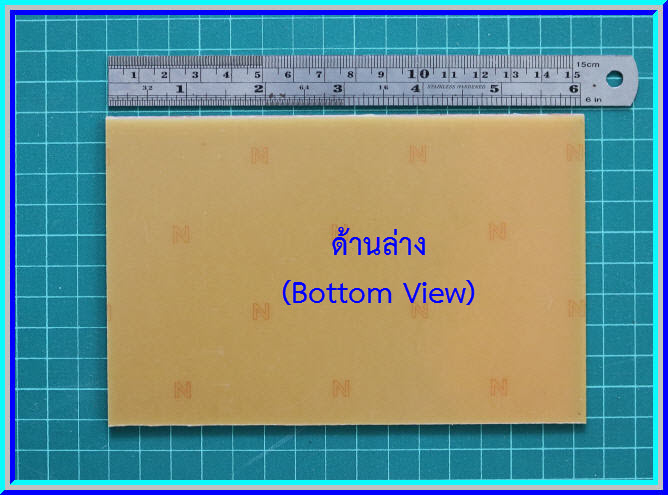 1x แผ่นพีซีบี 1 หน้าแบบธรรมดา ขนาด 4x6 นิ้ว (PCB)