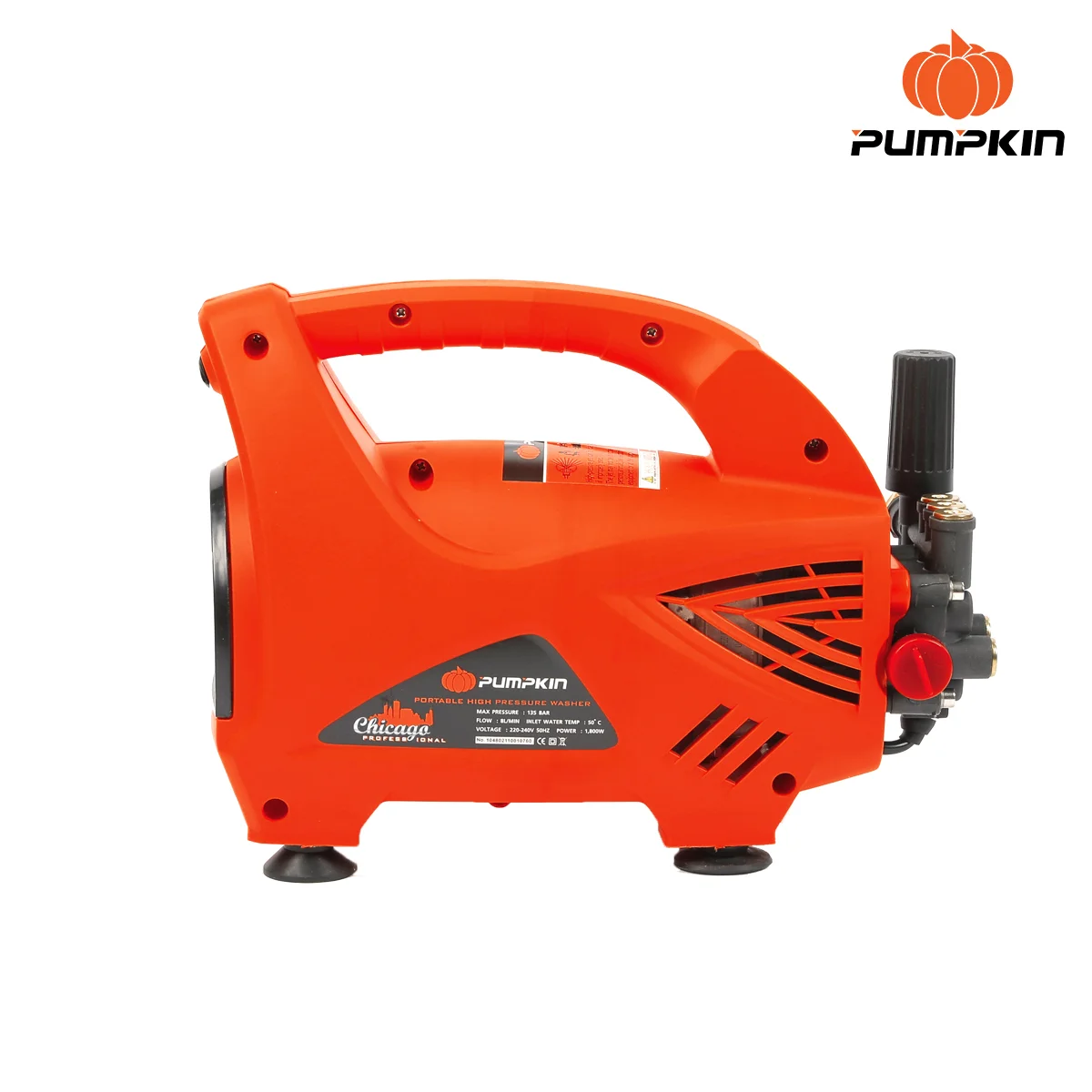 PUMPKIN เครื่องฉีดน้ำแรงดันสูง รุ่นปรับแรงดัน CHICAGO 135 bar CG-135AJ/42224