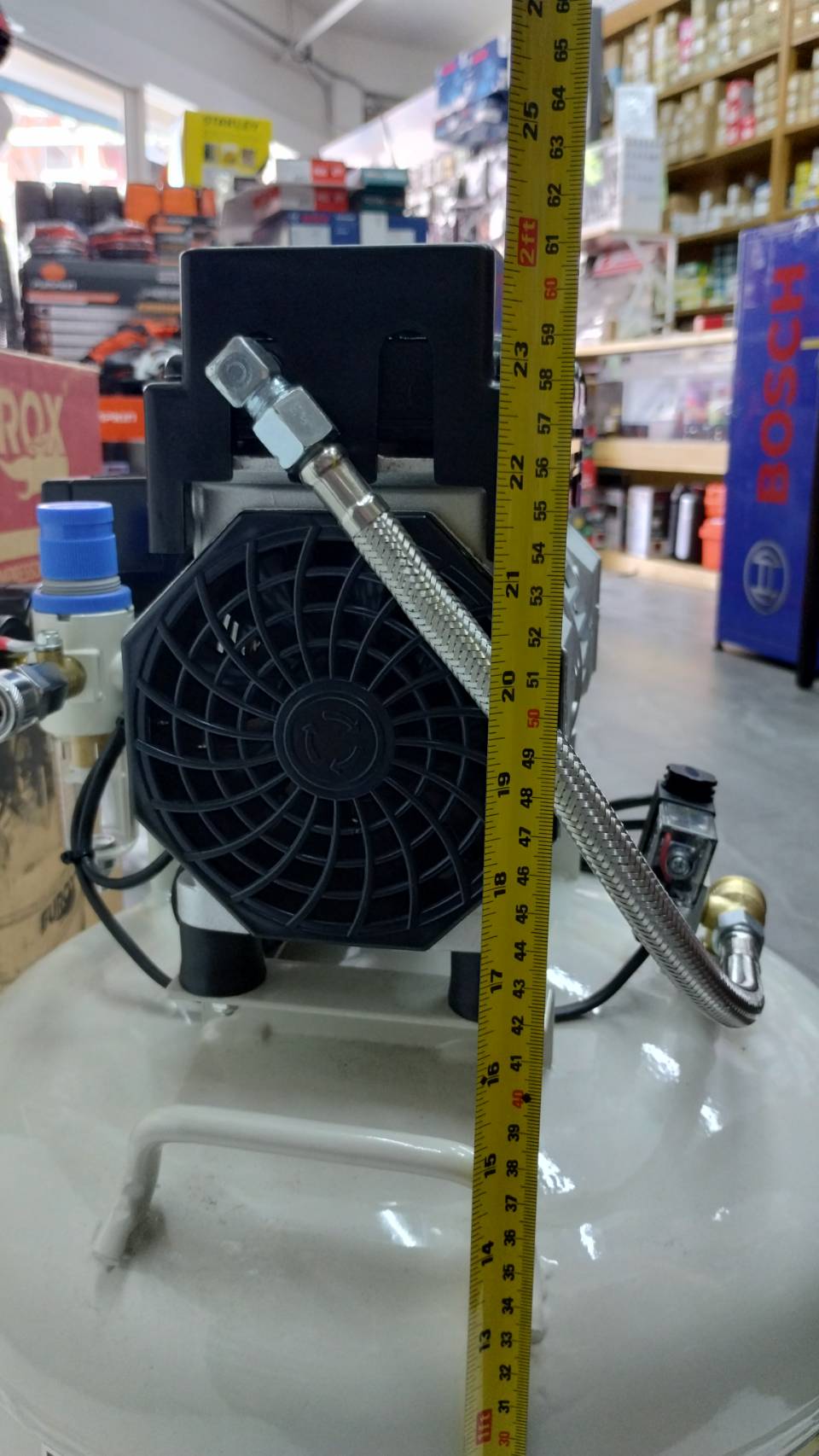 ปั้มลม35ลิตร OS35L EUROX ทรงตั้งประหยัดพื้นที่