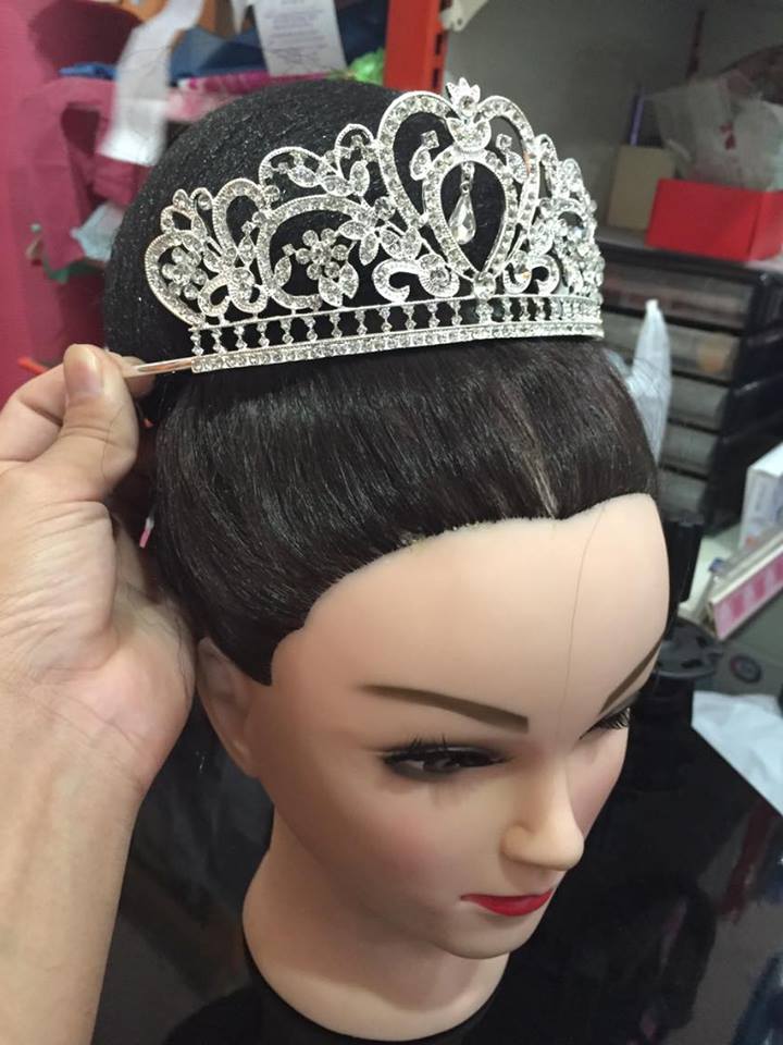 (พร้อมส่ง) เทียร่า 051 สีเงิน มงกุฎนางงาม มงกุฎเจ้าหญิง งานสวย ปราณีต QCเพชรทุกเม็ด สินค้าพร้อมส่งจากไทย