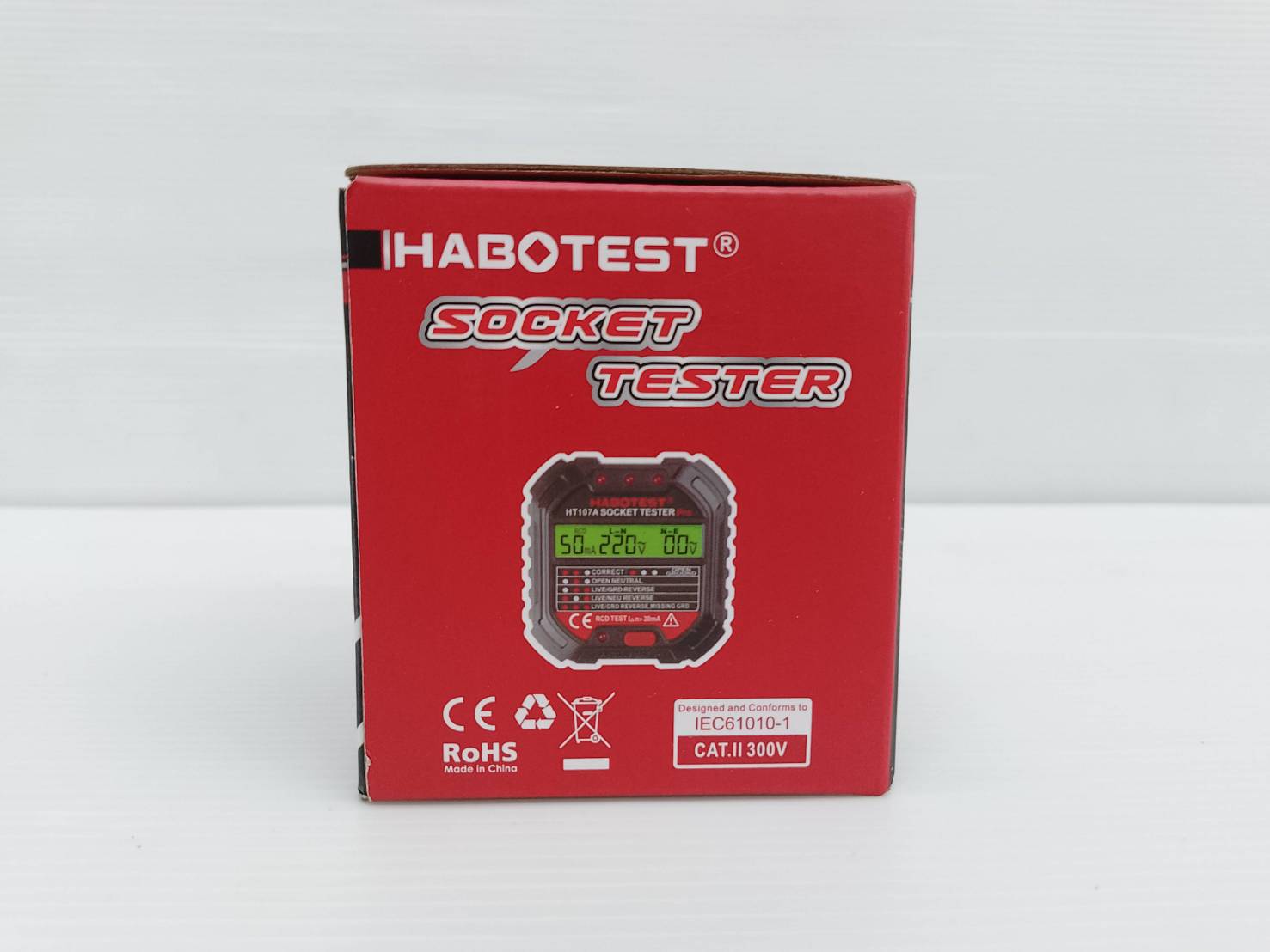 เครื่องตรวจเช็คเต้ารับไฟฟ้า HT107T HABOTEST