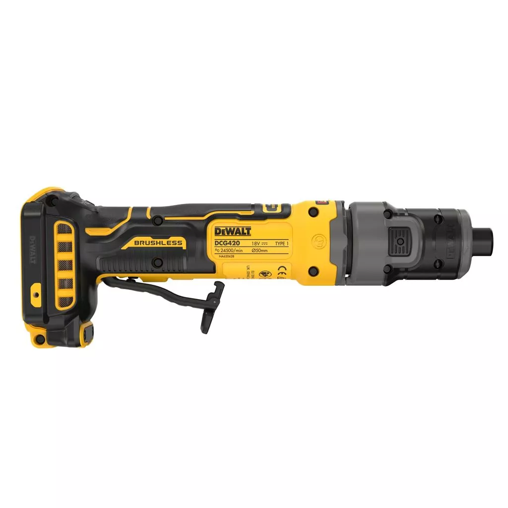 DEWALT รุ่น DCG420N-KRP เครื่องเจียร์คอตรงไร้สาย 4 นิ้ว แบบ Slim Body