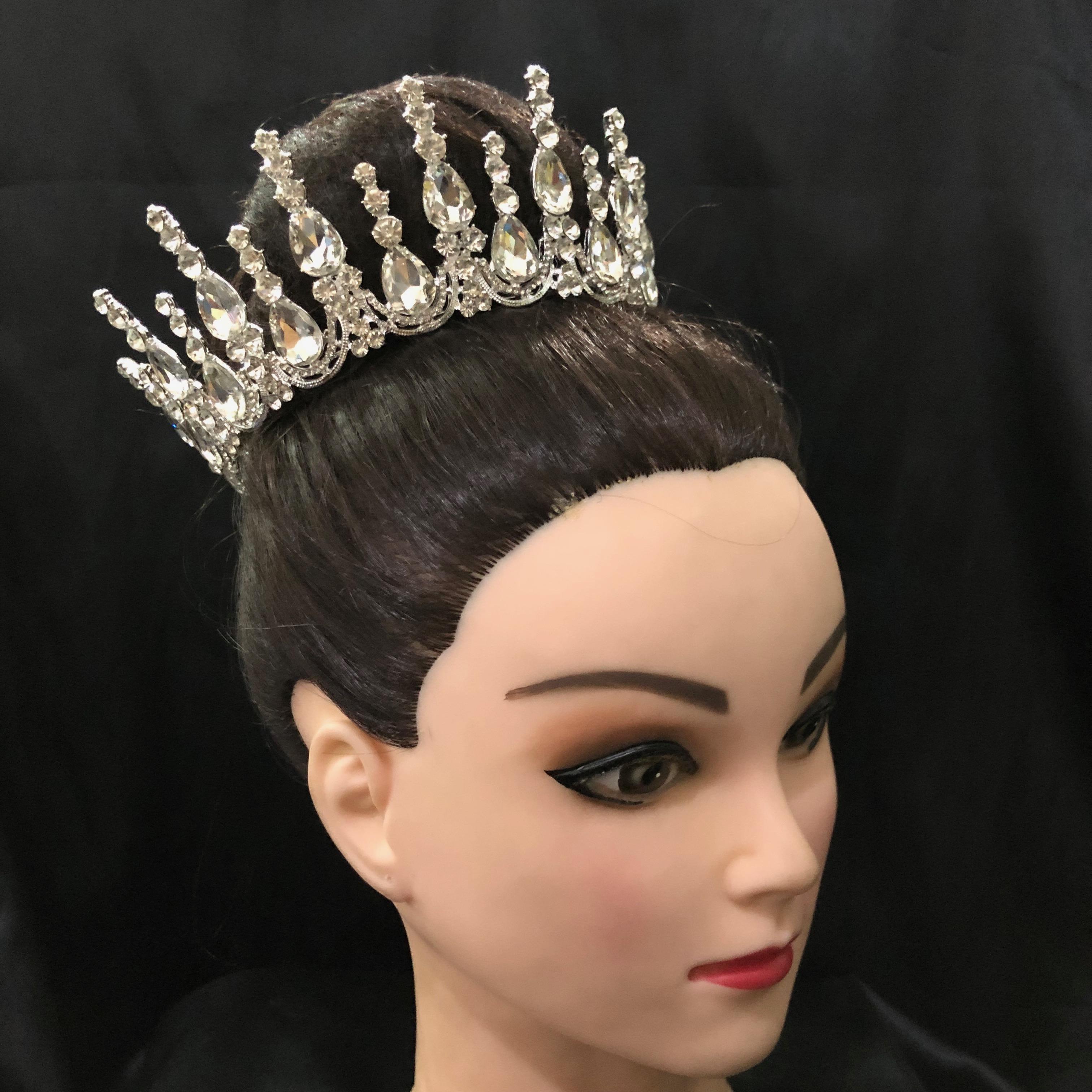 (พร้อมส่ง) มงกุฏ 059 สีเงิน