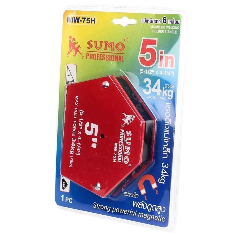 แม่เหล็กจับฉากหกเหลี่ยม5" SUMO MW-75H