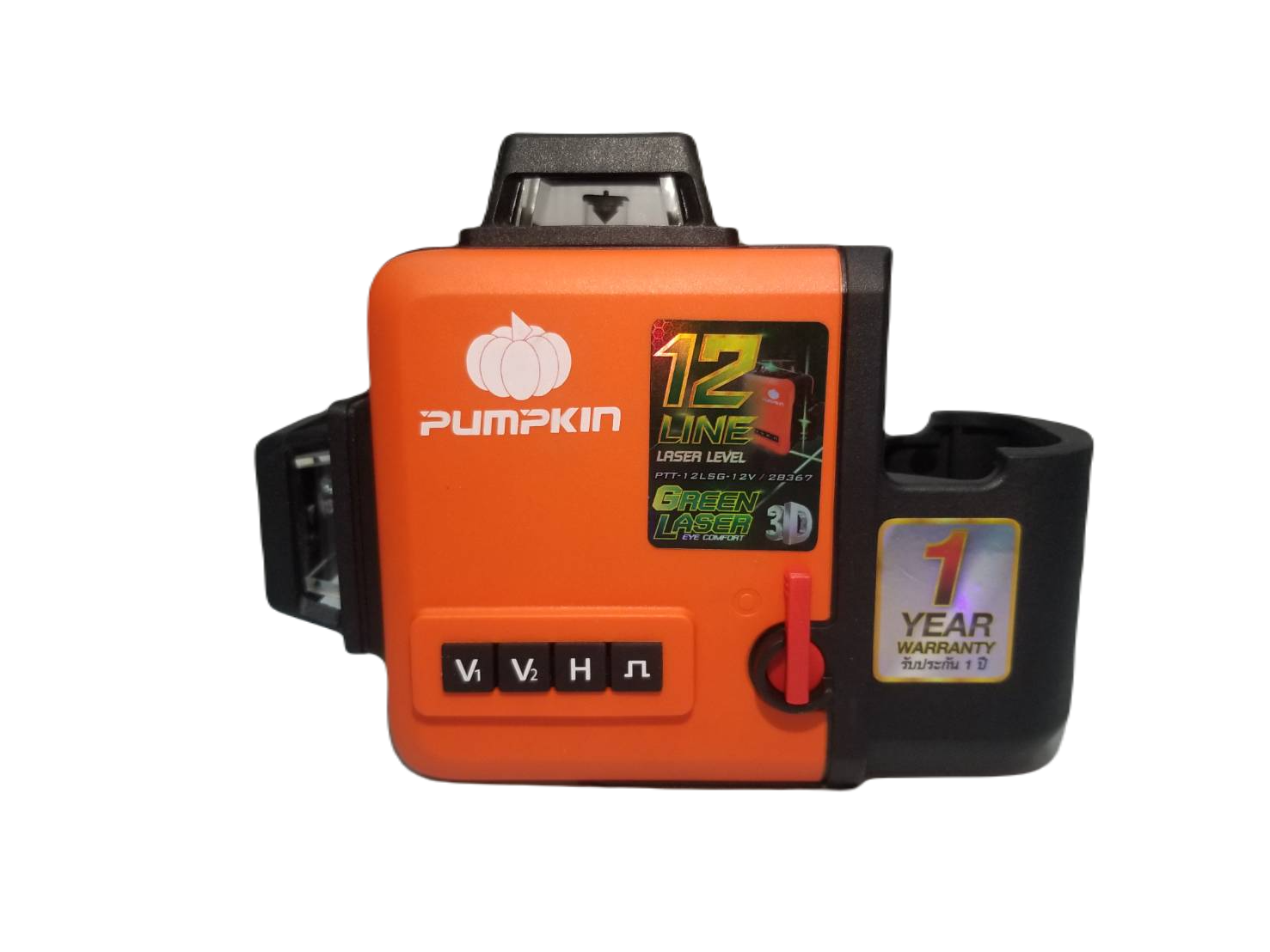 เลเซอร์12เส้น แสงเขียว PTT-12LSG-12V PUMPKIN #28367