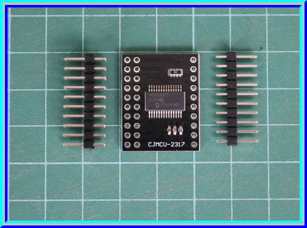 1x วงจรขยายพอร์ต MCP23017 ขนาด 16 ช่อง I/O แบบ I2C