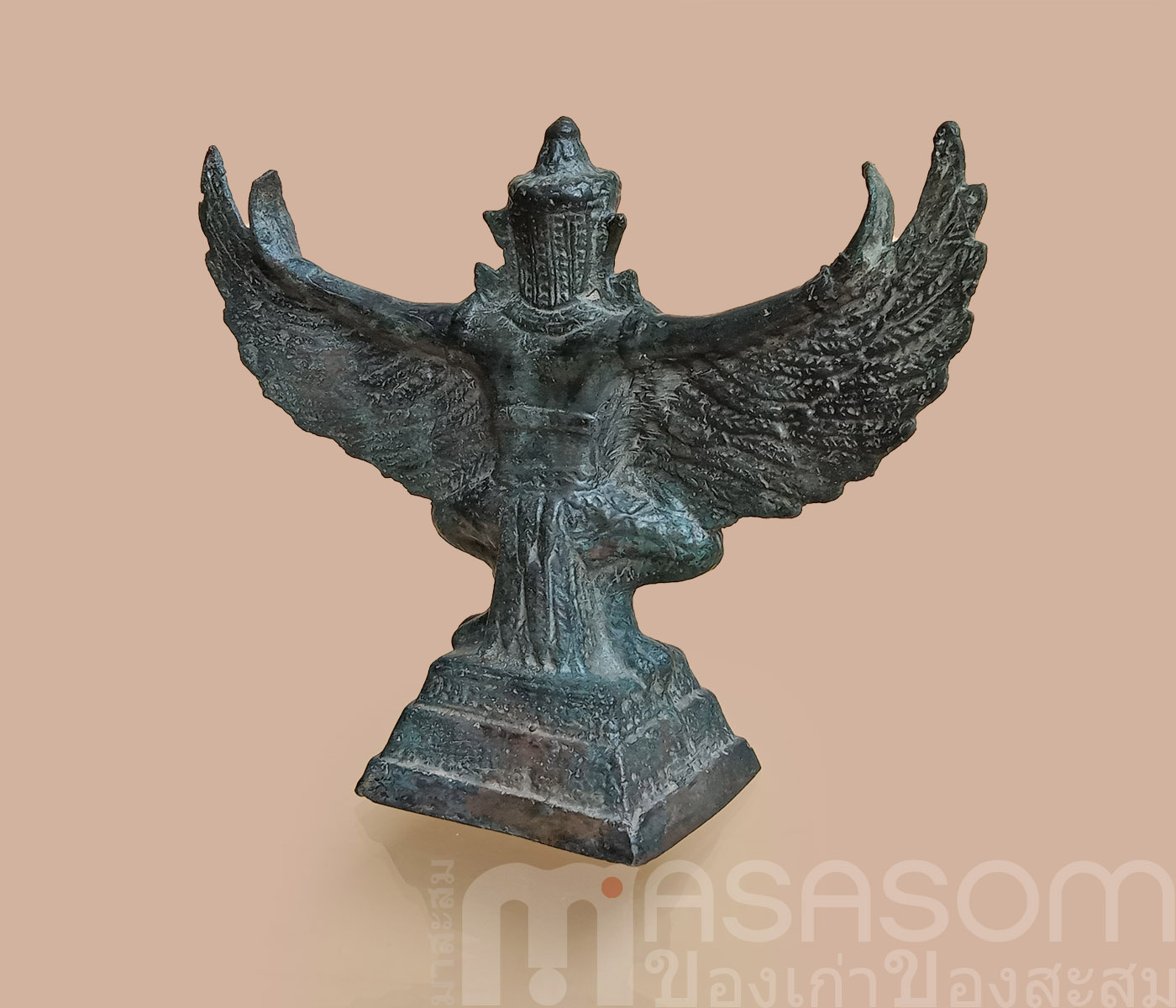 ครุฑทองเหลืองหน้าตัก3นิ้ว