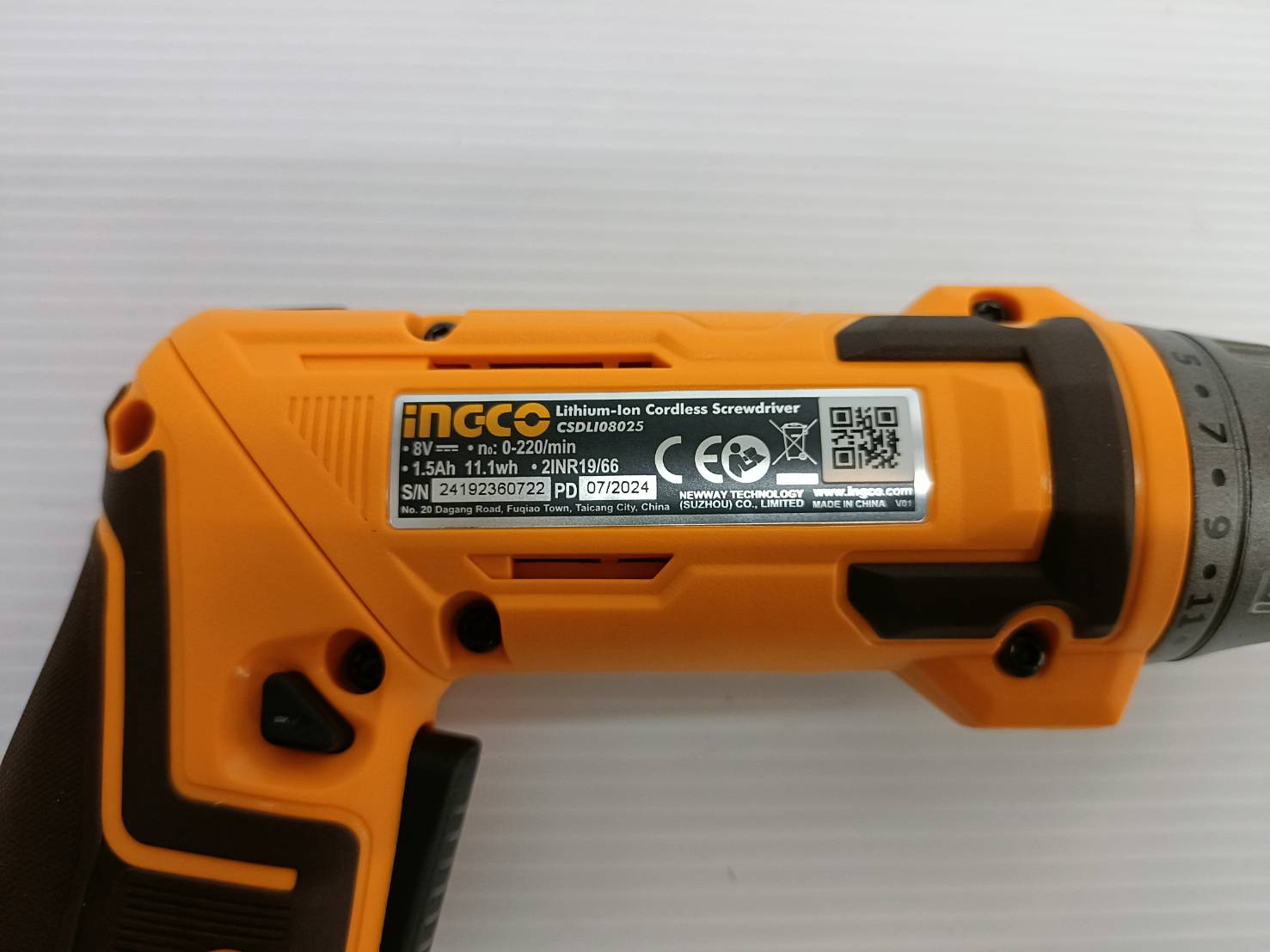 INGCO ชุดไขควงไร้สาย 8V รุ่น CSDLI08025