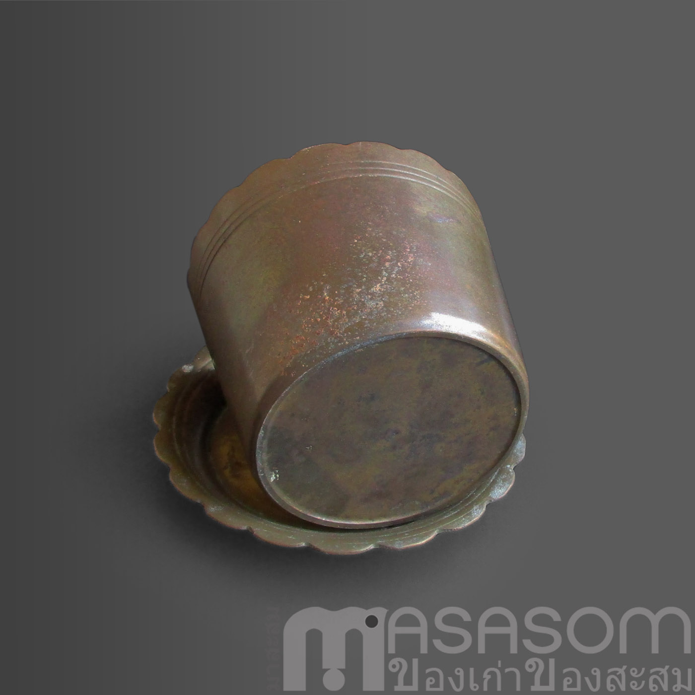 กระถางธูปทองเหลืองเก่า