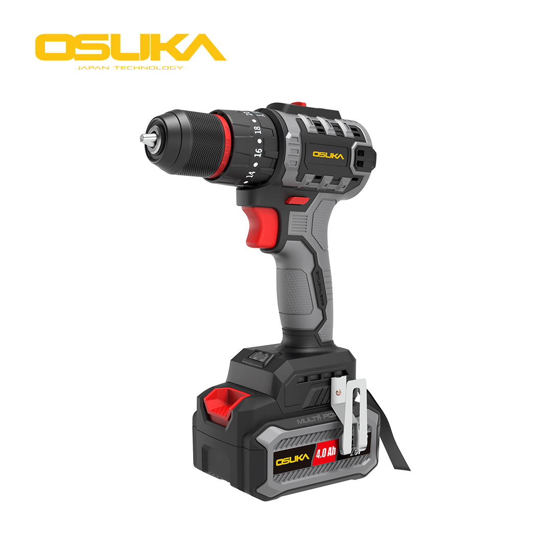 ชุดคู่หู สว่าน+เครื่องจียร ไร้สายไร้แปรงถ่าน 20v OCK151-M2 OSUKA