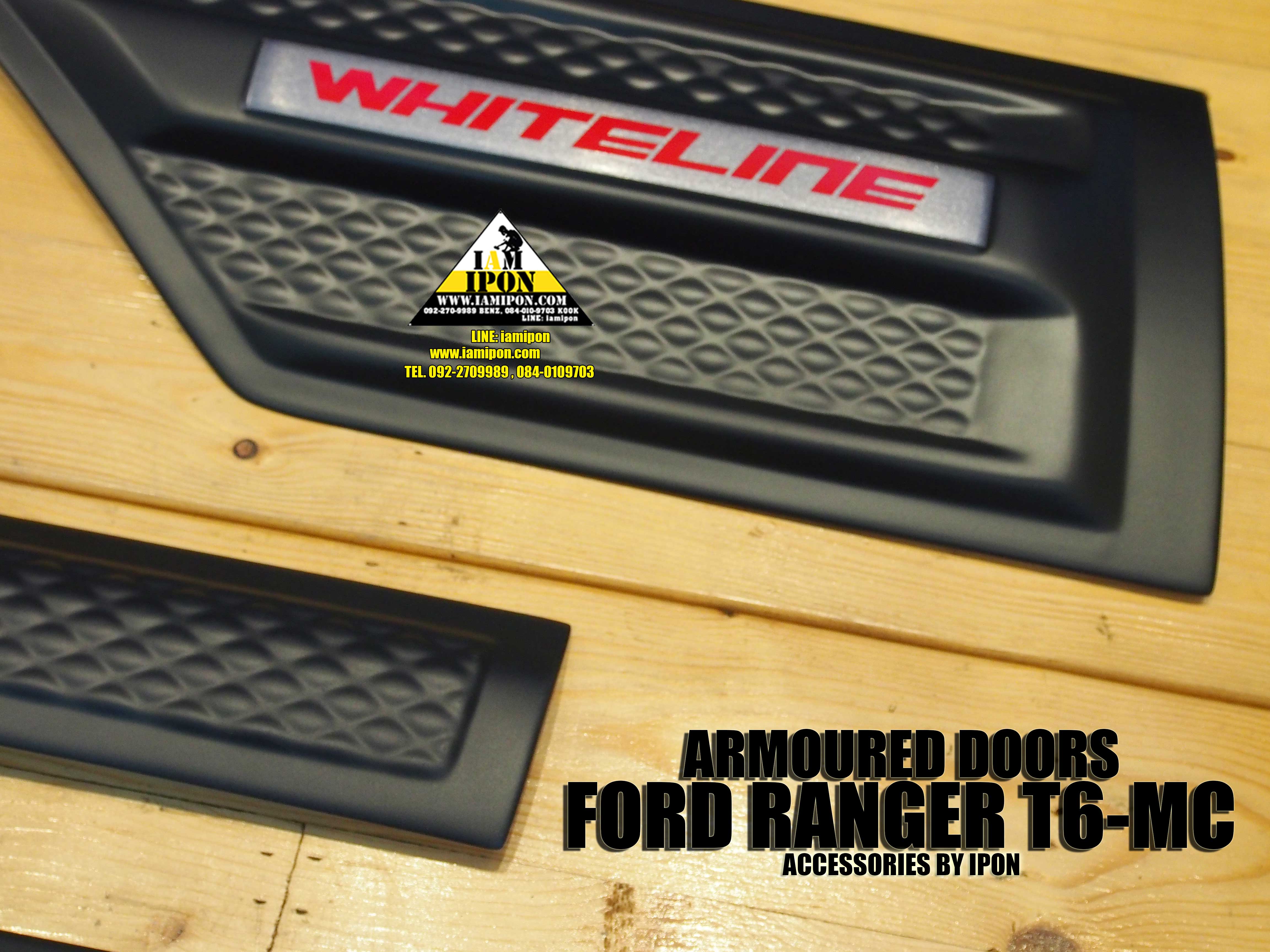 ARMOURED DOORS FORD RANGER T6-MC ชุดกาบประตูด้านบนฟอร์ดเรนเจอร์ T6-MC